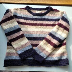 Velvet by Graham and Spencer Alpaca Blend Striped Sweater Size M